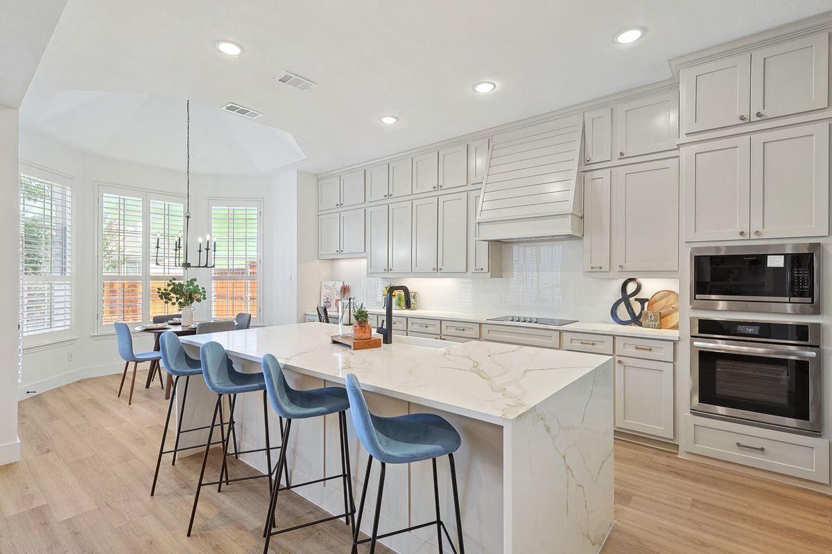 Kitchen island with bar seating