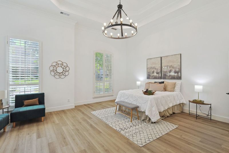 Renovated primary bedroom