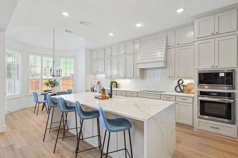 Kitchen island with seating